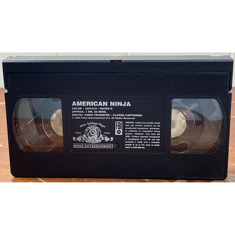 American Ninja VHS Tape 1985 / 2001 Michael‎ Dudikoff V2
